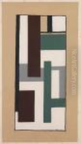 Composition. Oil Painting by Fernand Leger
