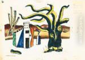 Decor Pour Le Ballet Russe De Serge Lifar, 'david Triomphant'