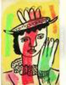 Portrait De Femme Au Chapeau