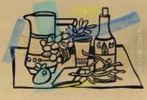 Etude Pour Nature Morte A La Bouteille