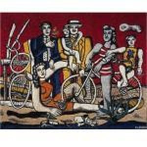 Le Loisirs Sur Fond Rouge