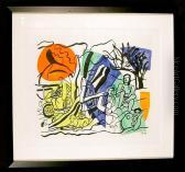 La Partie De Compagne Oil Painting by Fernand Leger