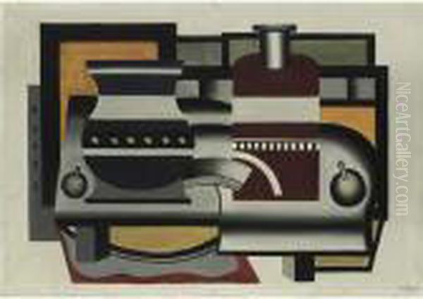 Nature Morte Oil Painting by Fernand Leger