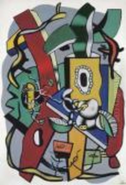 Grande Nature Morte Oil Painting by Fernand Leger