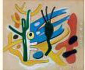 Sketch For Stairwell Mural, Circa 1939-1941