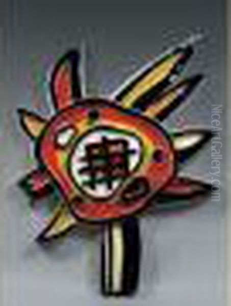 Le Tournesol Ou Soleil Oil Painting by Fernand Leger