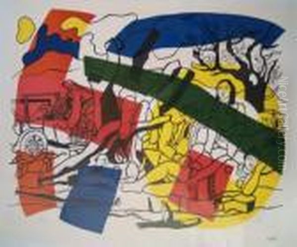 La Partie De Campagne Oil Painting by Fernand Leger