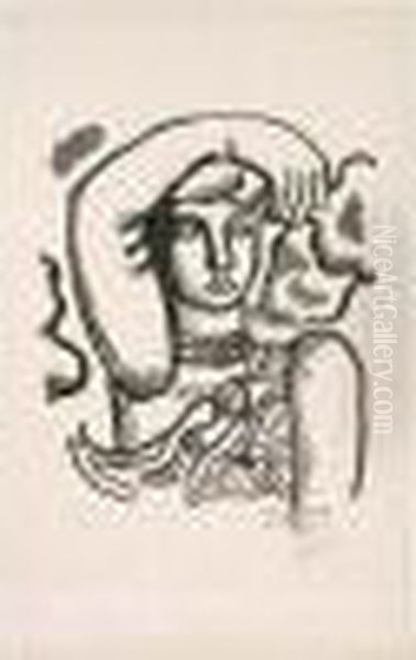 Femmes Oil Painting by Fernand Leger