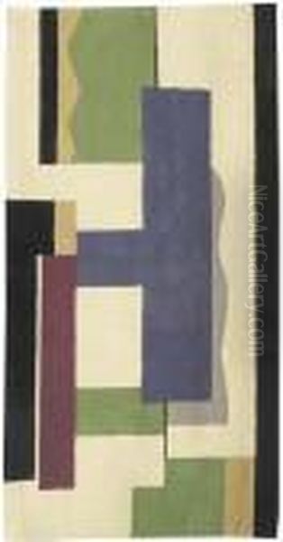 Blanc Oil Painting by Fernand Leger