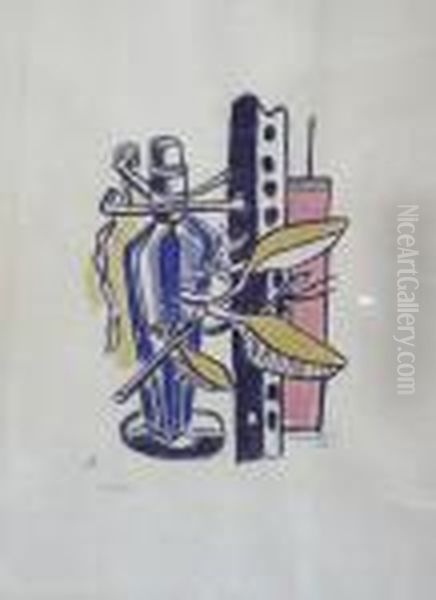 Nature Morte (untitled) Oil Painting by Fernand Leger