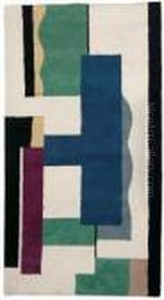 Blanc Oil Painting by Fernand Leger