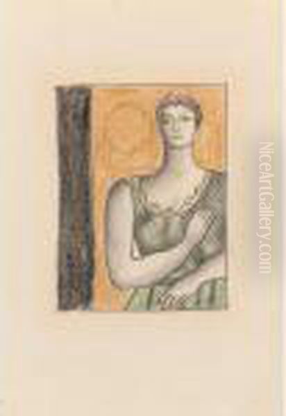 Etude Pour Le Portrait De Madame Chester Dale Oil Painting by Fernand Leger