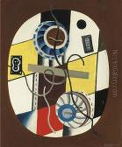 Nature Morte Oil Painting by Fernand Leger