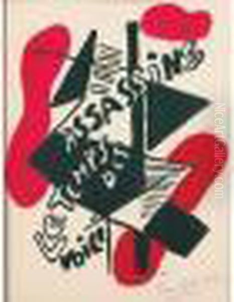 Voici Le Temps Des Assassins Oil Painting by Fernand Leger