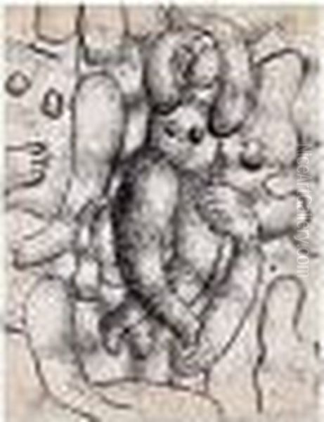 Les Acrobates Oil Painting by Fernand Leger