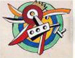Fleur Et Disque Polychrome