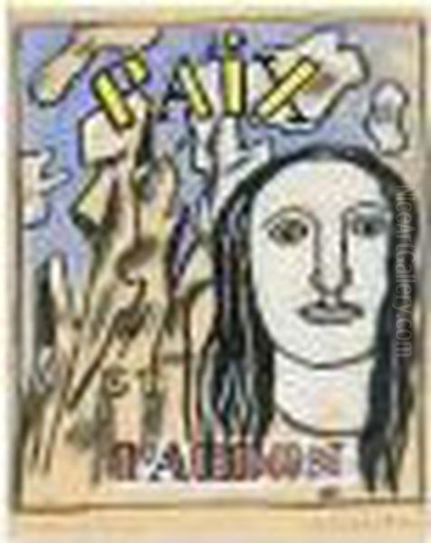 Paix Et Pardon: Madeleine Dans Les Rochers Oil Painting by Fernand Leger
