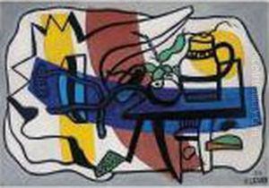 Nature Morte Sur Fond Gris