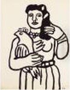 Femme A L'oiseau