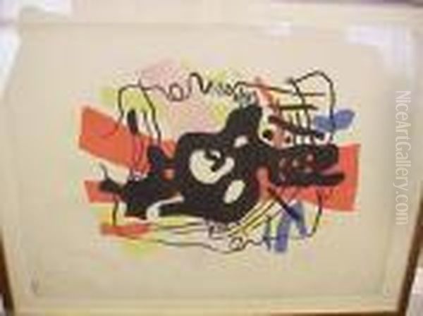 Racine Noire Oil Painting by Fernand Leger