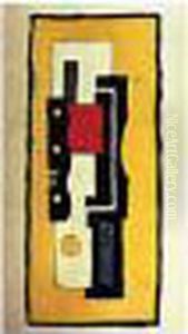 Tapis Au Point Noue, Tisse Dans 
Les Annees 60. Editions Marie Cuttoli Et Galerie Lucie Weill. Tirage A 
Moins De 20 Exemplaires