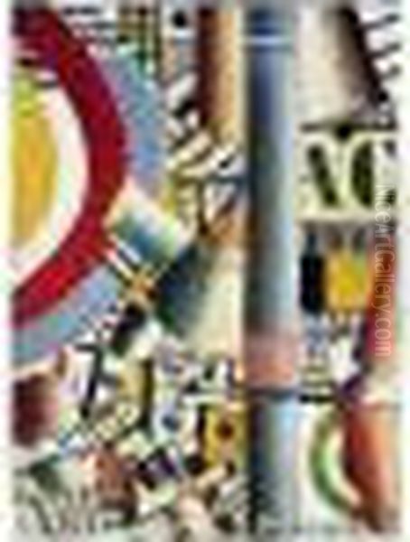 Le Clown Oil Painting by Fernand Leger