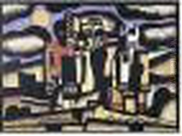 La Creation Du Monde Oil Painting by Fernand Leger