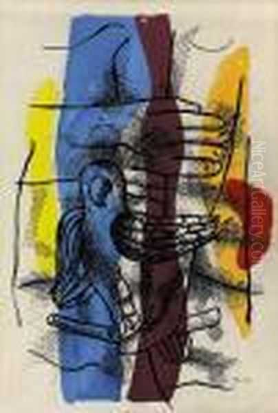 Le Perroquet Oil Painting by Fernand Leger