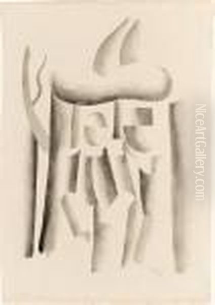Paysage Anime Oil Painting by Fernand Leger