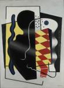 Composition Au Damier (composition Jaune Et Noir)