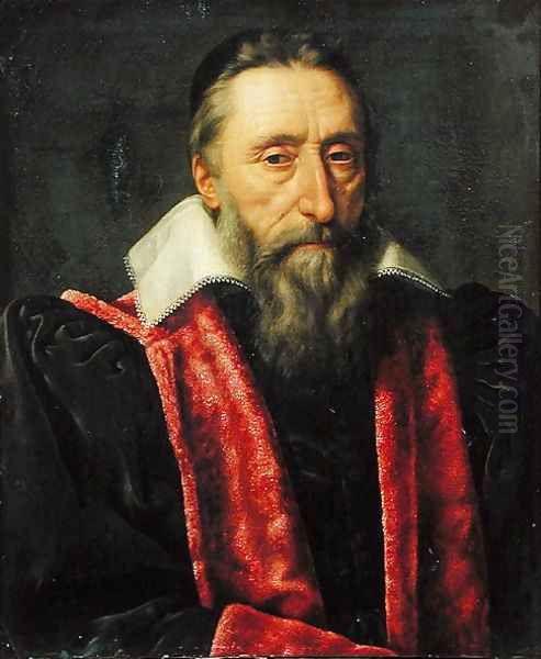 Guillaume du Vair 1556-1621 Oil Painting by Frans Pourbus the younger