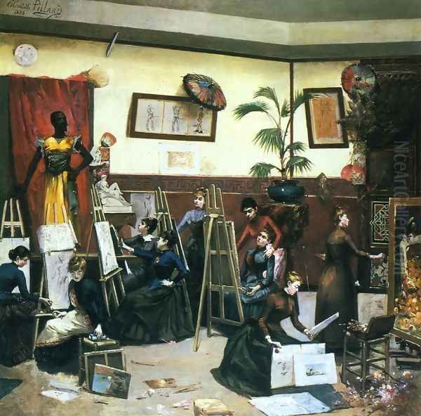 A Studio of Their Own Oil Painting by Elizabeth Pillard