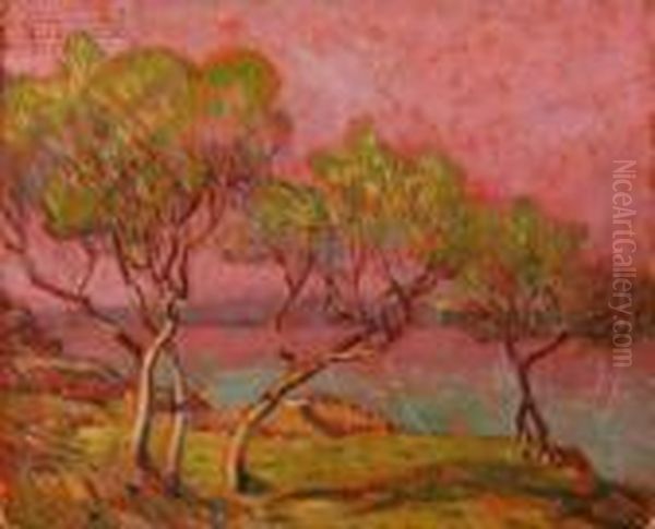 In The Sand Dunes Oil Painting by Robert Henry Logan