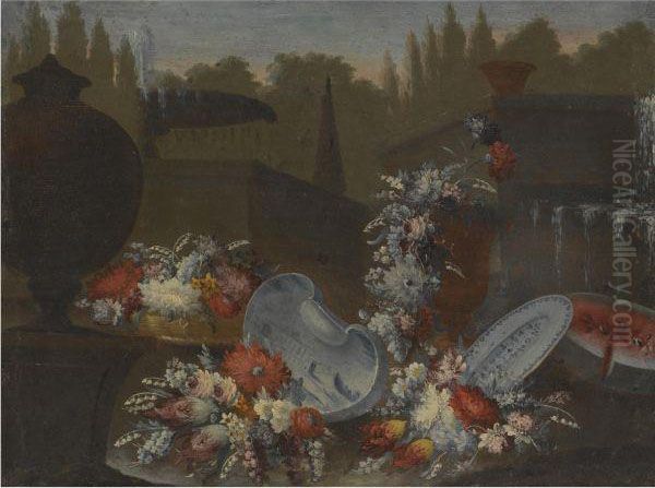 Still Life Oil Painting by Gasparo Lopez