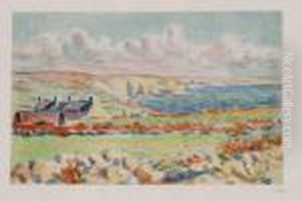 Camaret Oil Painting by Maximilien Luce
