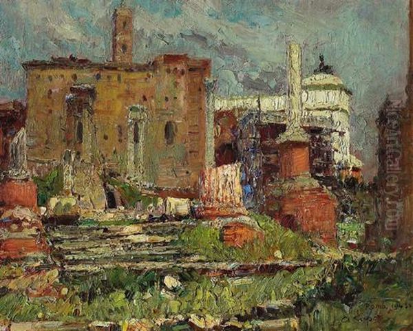 Foro Romano Oil Painting by Alessandro Lupo
