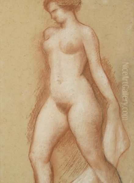 Nu Oil Painting by Aristide Maillol
