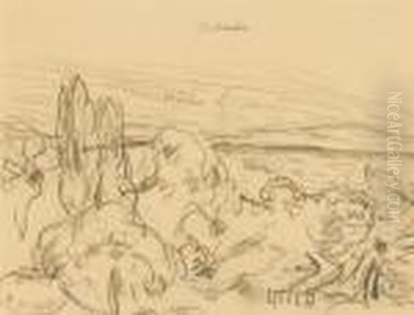 Paysage Oil Painting by Henri Charles Manguin
