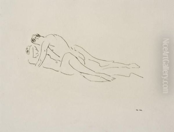 Le Couple Oil Painting by Albert Marquet