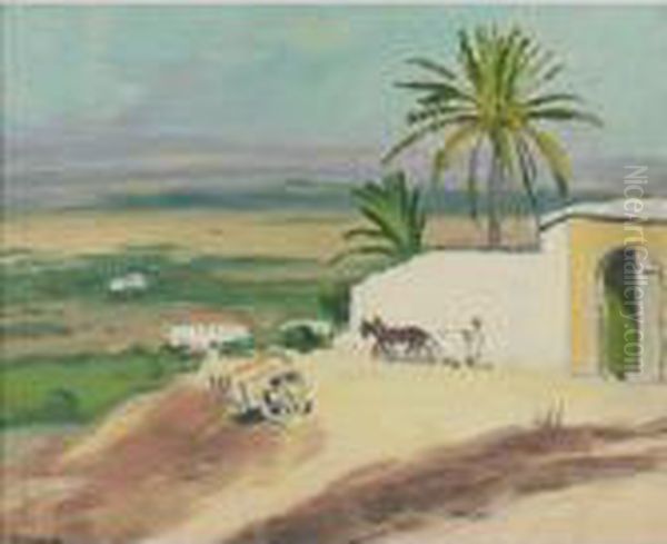 Le Mausolee De Sidi Dhrif A Sidi Bou Said Oil Painting by Albert Marquet