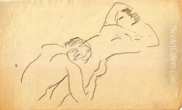 Dessin Erotique Oil Painting by Albert Marquet