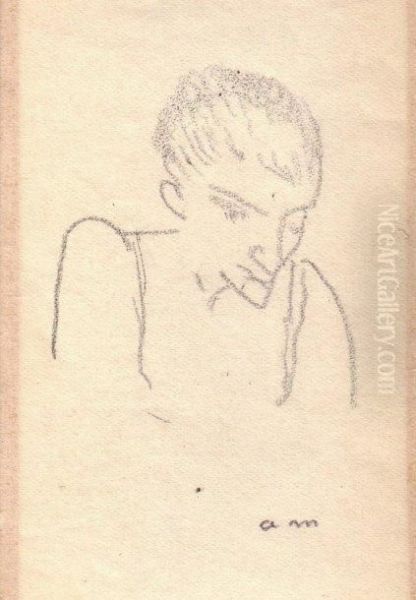 Portrait D'yvonne Oil Painting by Albert Marquet