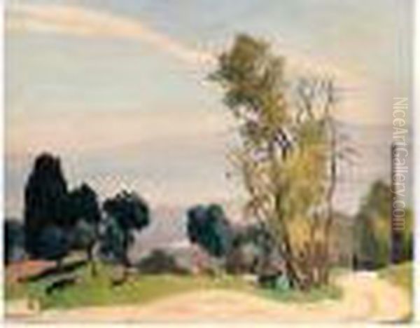 La Baie D'alger (le Berger Et Ses Brebis) Oil Painting by Albert Marquet