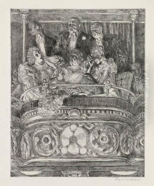 Box At The Metropolitan Oil Painting by Reginald Marsh