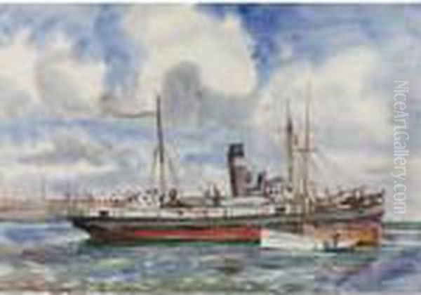 Steamboat, Miami Oil Painting by Reginald Marsh