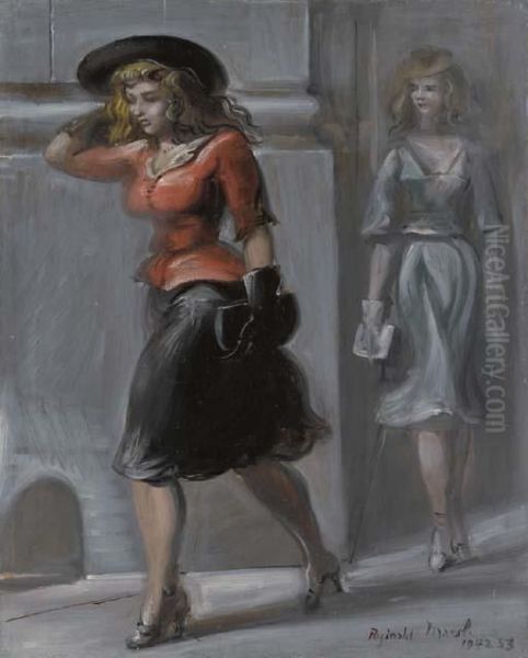 Afternoon Stroll Oil Painting by Reginald Marsh