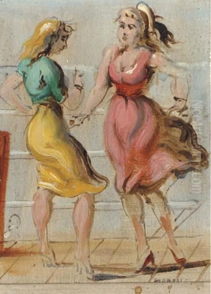 Dancer Oil Painting by Reginald Marsh