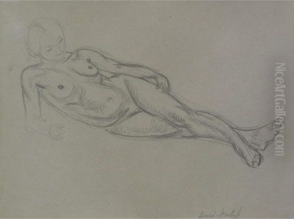 Nu Allonge Oil Painting by Henri Matisse