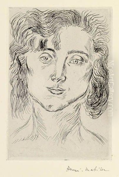 Mlle. M. M. Oil Painting by Henri Matisse