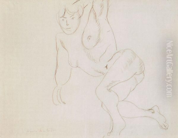 Nu Allonge Oil Painting by Henri Matisse